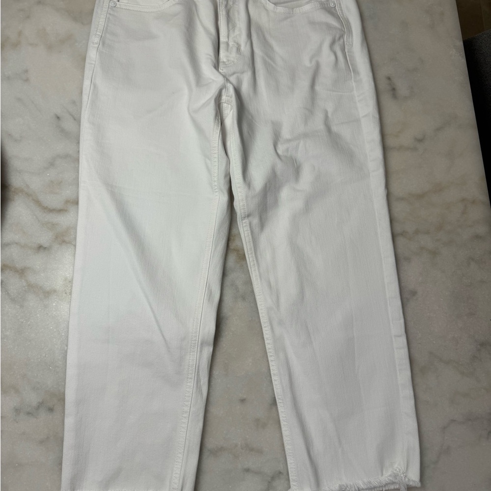 J. Jill Women’s High Rise Straight Leg Crop Jeans